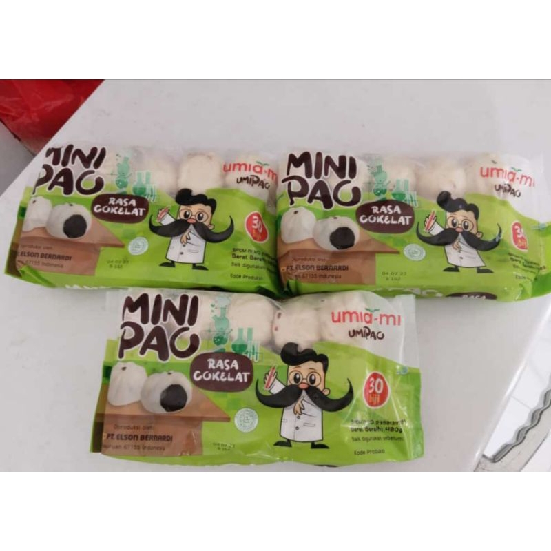 

MINIPAO UMIAMI/minipao isi 30biji rasa STRAWBERY& COKLAT