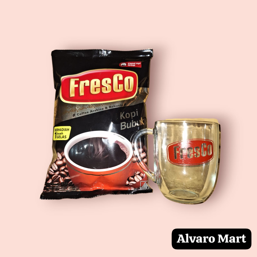 

Fresco kopi bubuk 158gr beli 1 dapat gelas 1