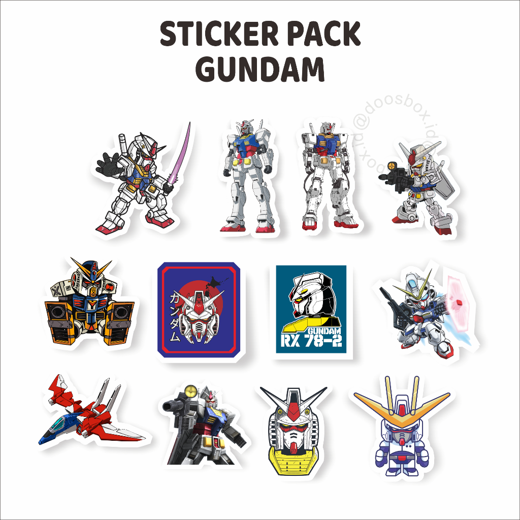 

Stikerpack Gundam // Sticker Vynil Laminating