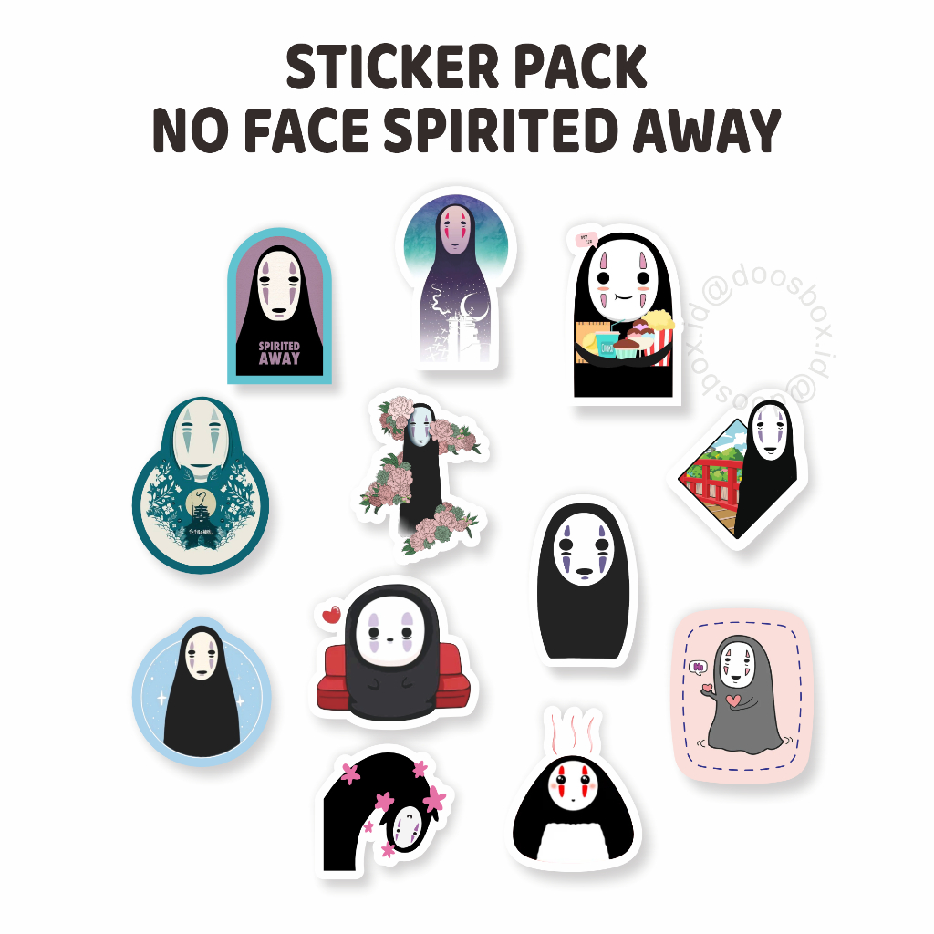 

Stickerpack No face Spirited Away