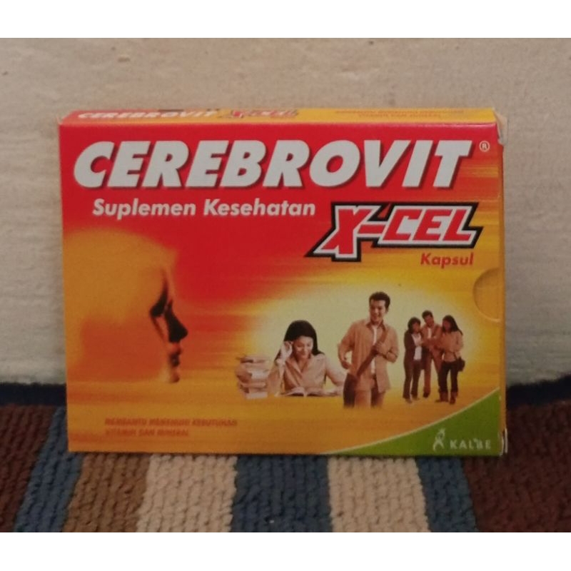 Cerebrovit X Cel Blister isi 10 Kapsul / Vitamin Otak