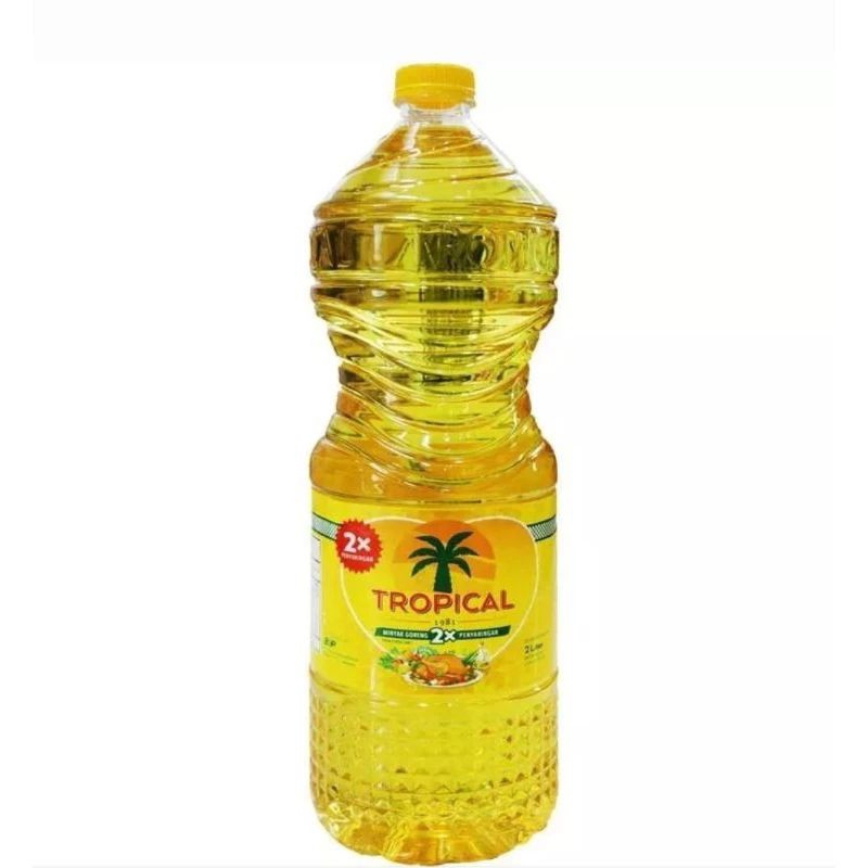 

minyak goreng Tropical 2liter kemasan botol