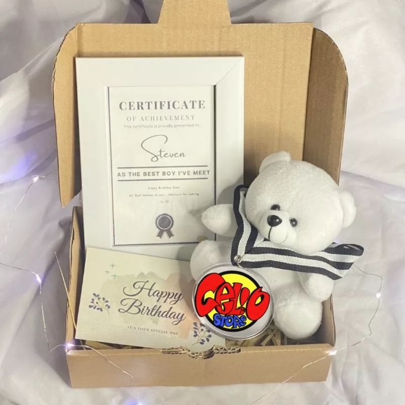 

GIFT BOX + SERTIFIKAT/KADO PACAR/SAHABAT/GURU