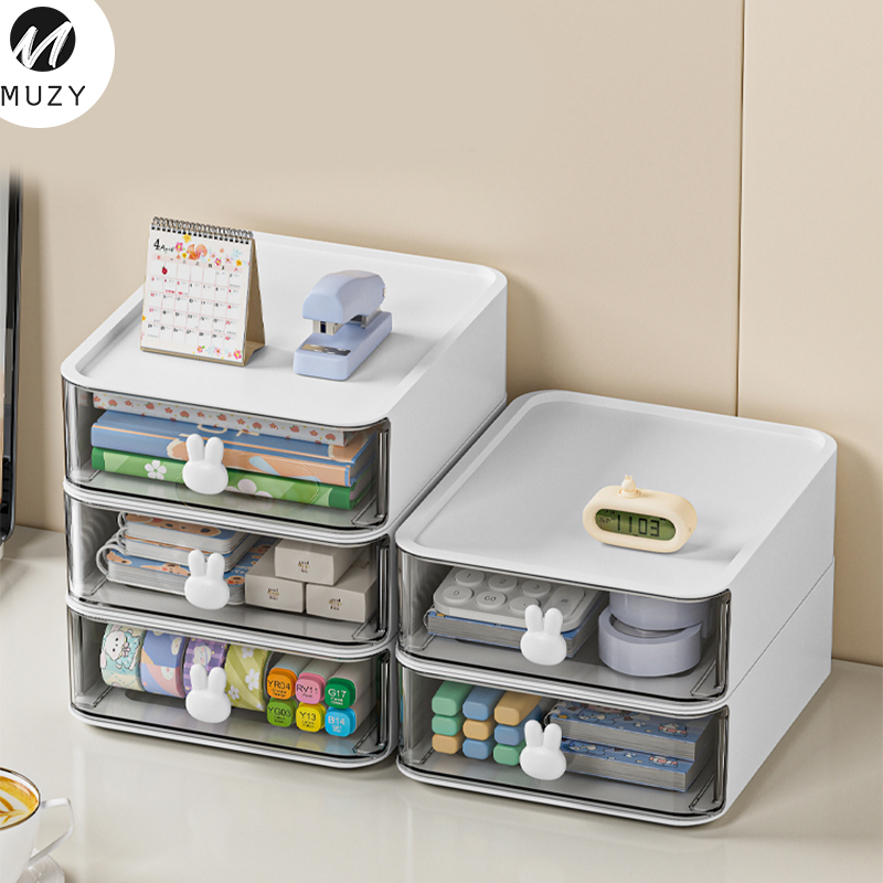 TERMURAH Muzy Kotak Laci Mini Drawer Serba Guna Laci Mini Tempat penyimpanan Aksesoris Storage Meja