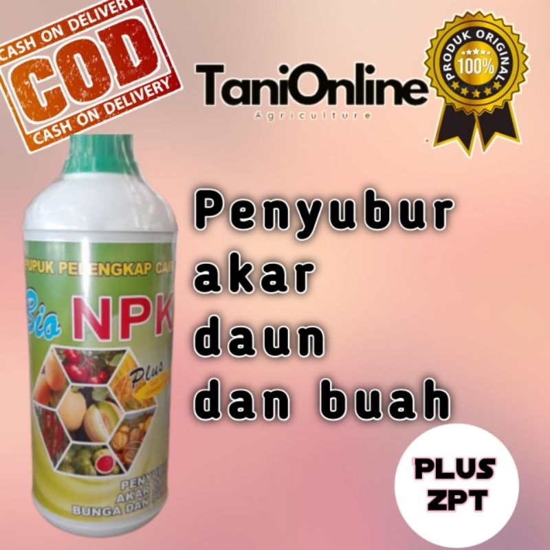 pupuk npk cair bio npk plus ga3 1 lt