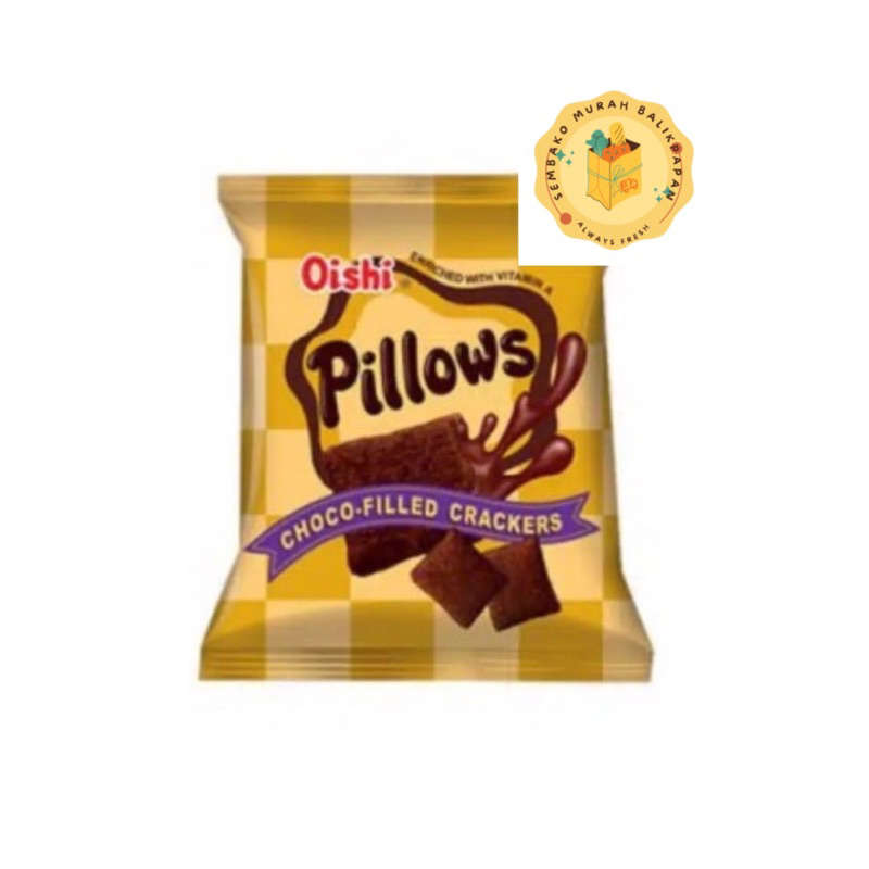 

Oishi Pillows Rasa Coklat 1 renceng 10 pcs