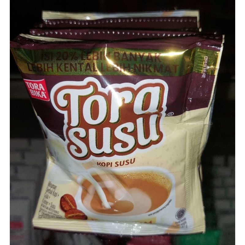 

TORA SUSU kopi susu sachet