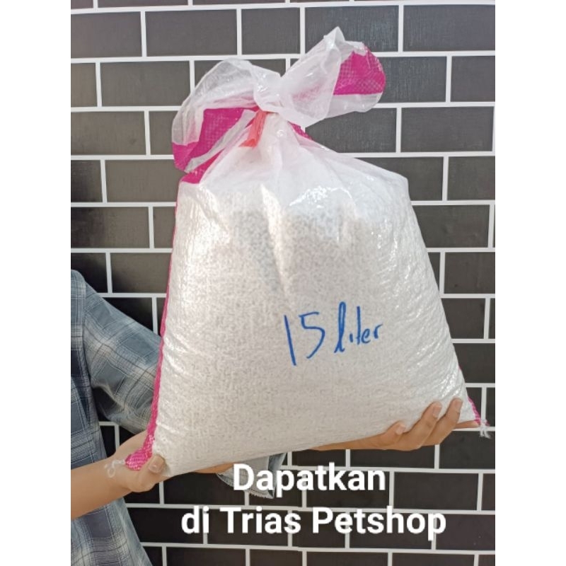 PERLITE SATU KARUNG/PERLITE 15 LITER/MEDIA INCUBASI/MEDIA TANAM/PERLITE MURAH/PERLITE UNTUK MEDIA TA