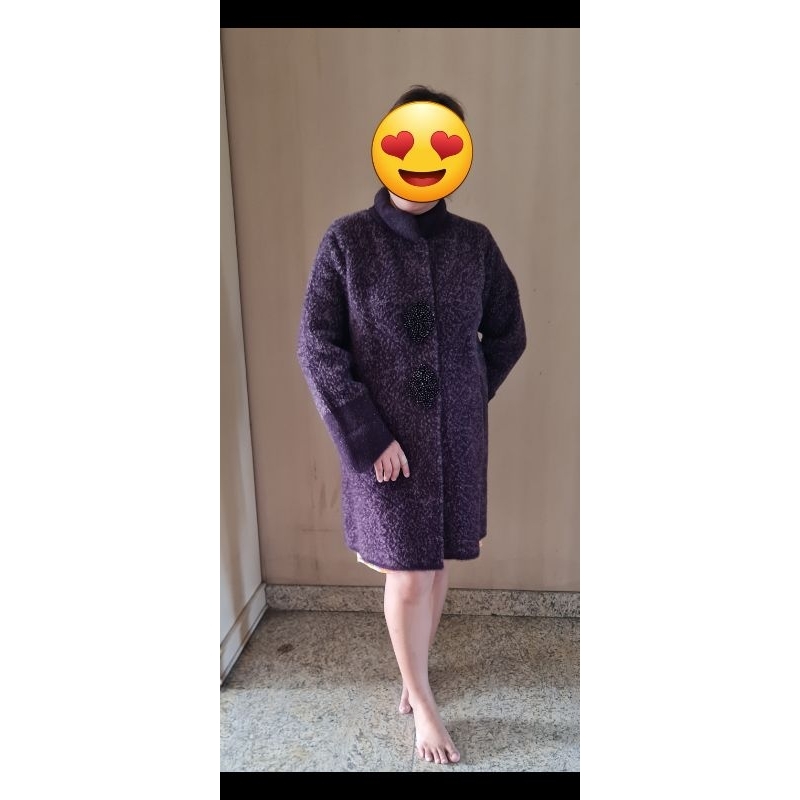 COAT BULU/JAKET BULU/MANTEL BULU PANJANG WANITA