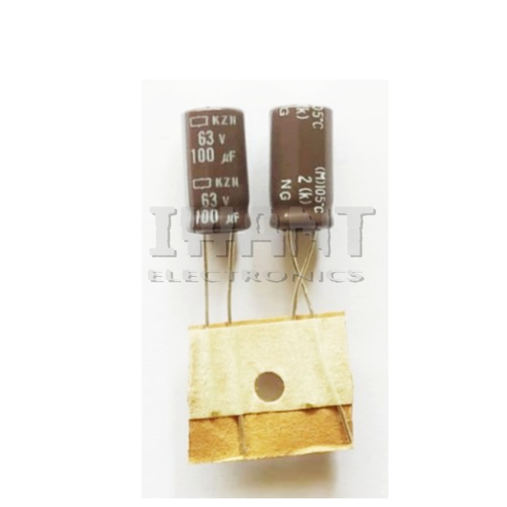 KAPASITOR ELKO 100UF 63V KAPASITOR 100UF 63V CAPASITOR ELCO 100UF 63V 105' KAPASITOR 100UF63V 105'
