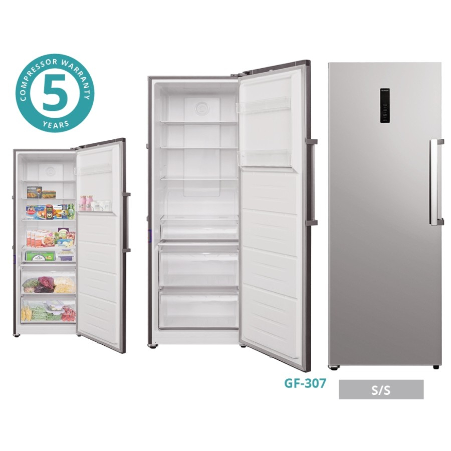 UPRIGHT FREEZER GEA GF-307 FREEZER NO FROST GARANSI RESMI LOW WATT GF 307