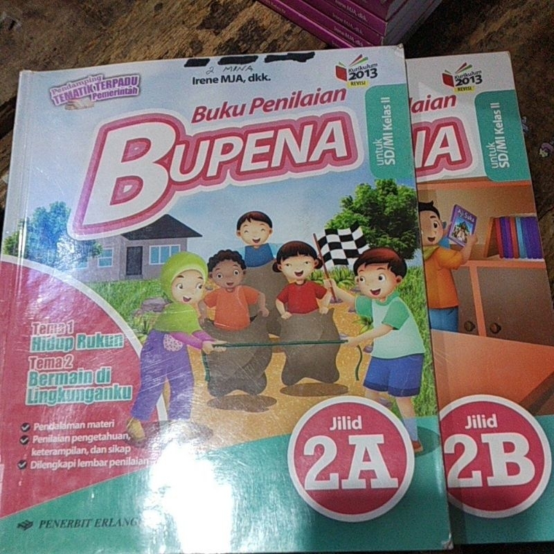 Buku bupena bekas kelas 2a dan b K2013 erlangga