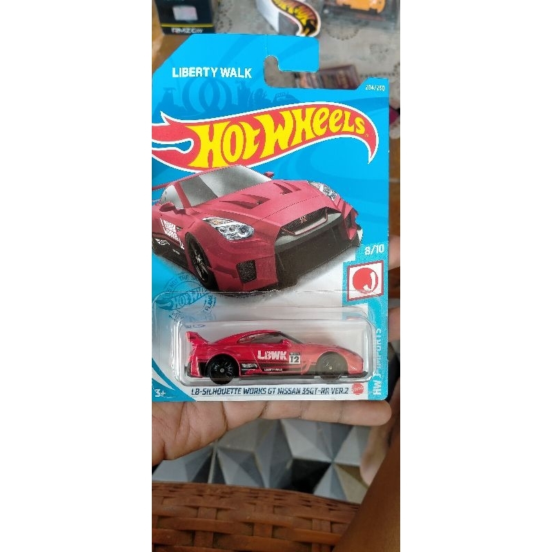 Hot Wheels Nissan R35 LBWK Merah RED HOT ITEM Free Protektor Procase