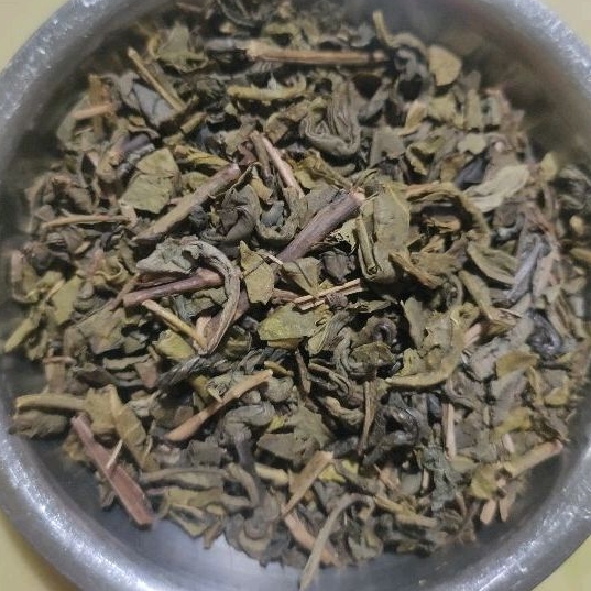 

Teh hijau green tea daun teh hijau repack 50g