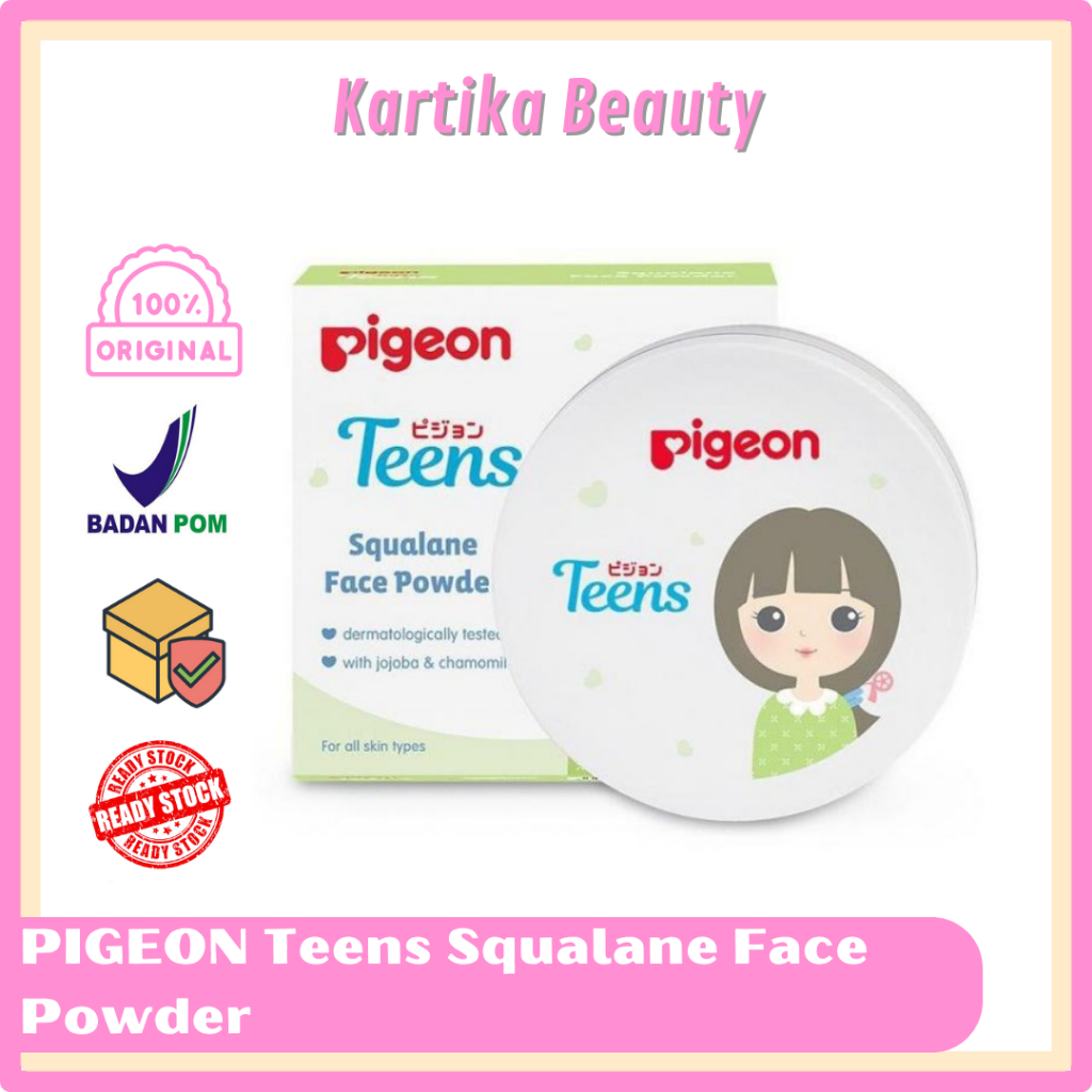 PIGEON TEENS SQUALANE FACE POWDER BEDAK TABUR PIGEONS REMAJA BEDAK REMAJA BEDAK TABUR PIJEN REMAJA
