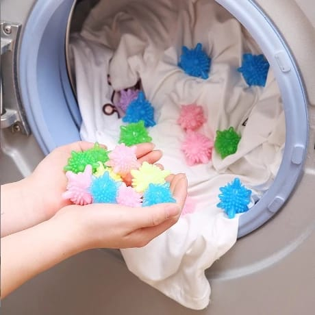 BOLA KARET MESIN CUCI PEMBESIH BAJU LOUNDRY BALL SILIKON ALAT PEMBERSIH BAJU MESIN CUCI