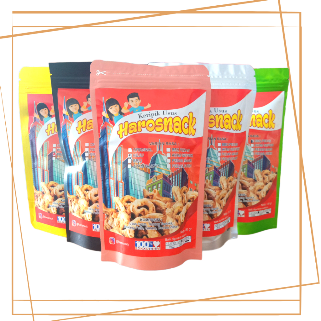 

KERIPIK USUS AYAM 80GR HAROSNACK KRIPSUS