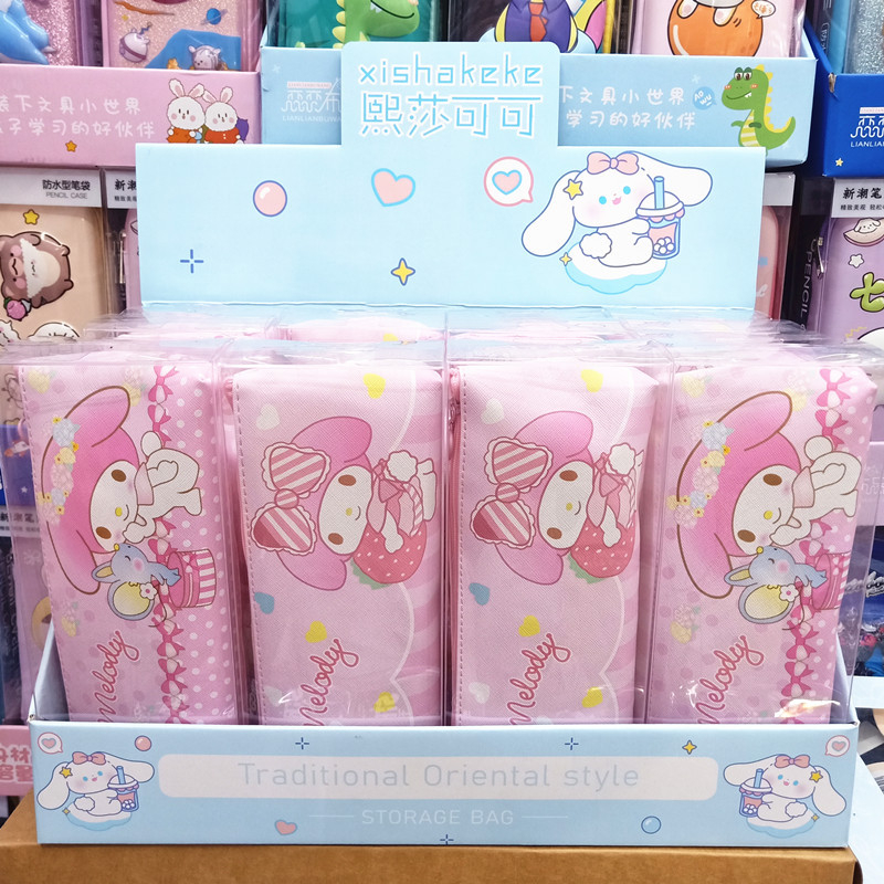 

GEM - PENSIL BAG SANRIOOKU | TEMPAT PENSIL LUCU | KOTAK PENSIL CASE RESLETING | TEMPAT PULPEN | PULPEN BAG | PERLENGKAPAN SEKOLAH | MOROL | CINAMOORROL | MELODY | KUROMIKO