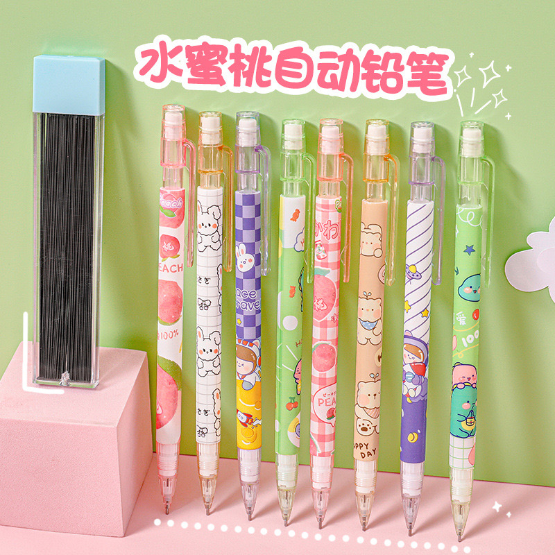 

PENSIL MEKANIK 0,5 PEACH PINK PUTIH