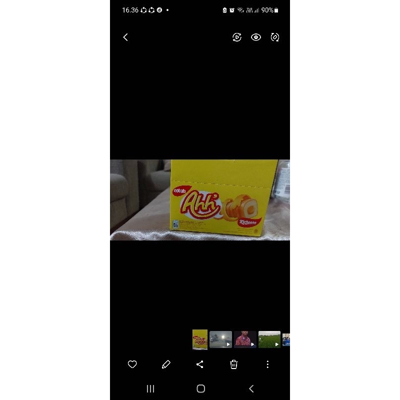 

Richeese Nabati Ahh 5.5 gr Isi 20 pcs dengan varian rasa