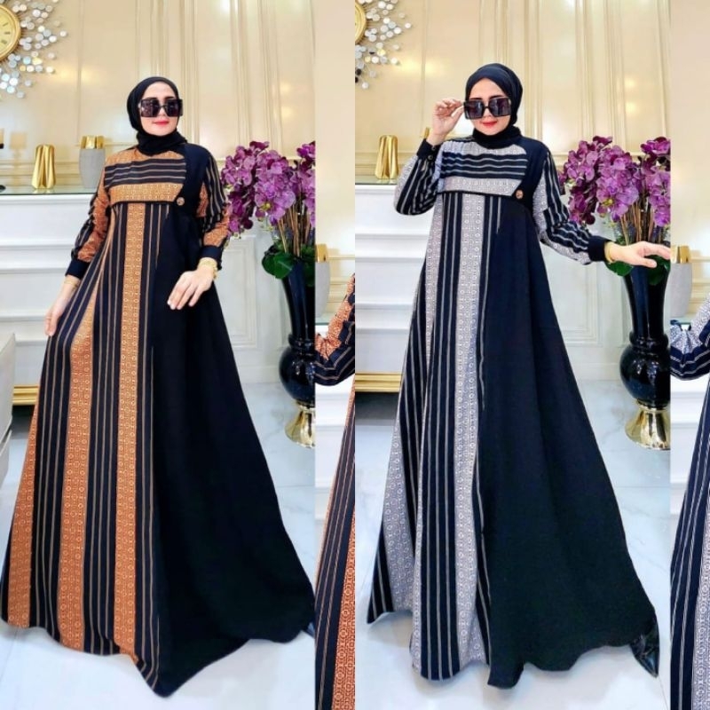 (9) SYAFERA SENORITA Baju Dress Gamis wanita muslim Senorita Dress By Syafeera Syari. Nazra Sha