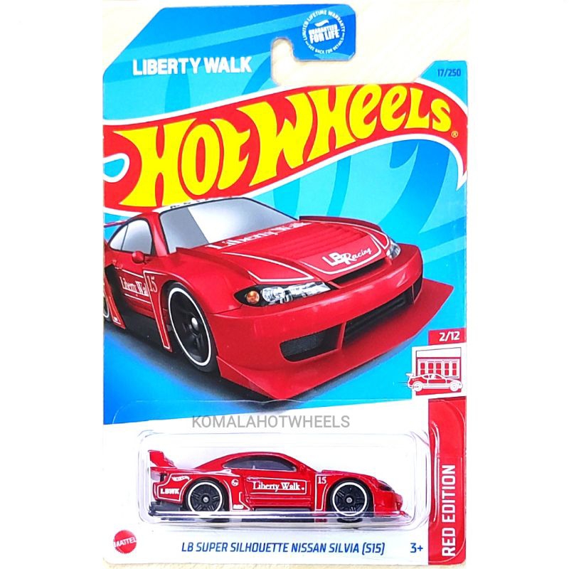 Hot Wheels Nissan Silvia S15 LBWK Red Edition