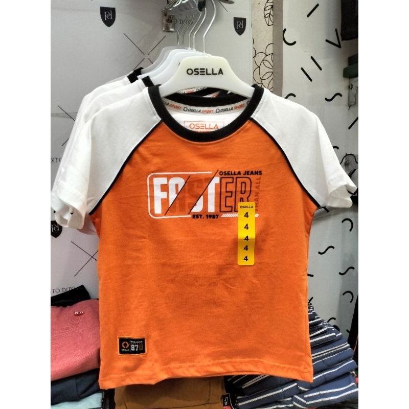 Baju Anak laki Laki Tshirt Polos New Osella Original