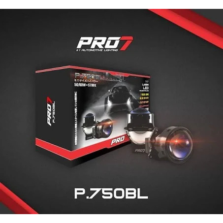 paket Biled projie Pro7 750BL + DRL dan Demon RGB