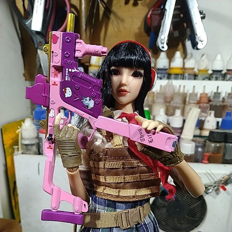 Kriss vector 1/6 miniatur Onesixth kitbash action figure hottoys tbleague