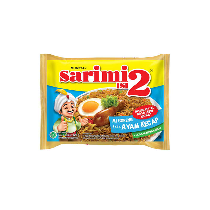 

Sarimi goreng ayam kecap dua