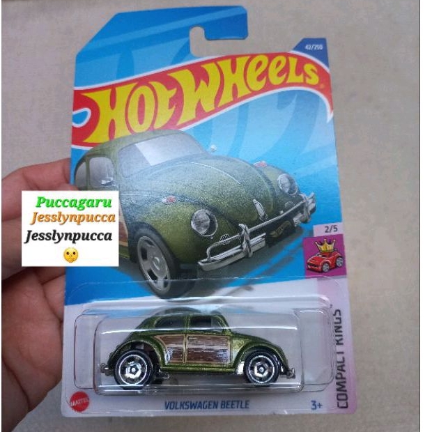 HOT WHEELS VOLKSWAGEN BEETLE HIJAU GREEN DIECAST VW KODOK VINTAGE CLASSIC CAR MOBIL KLASIK HW HOTWHE