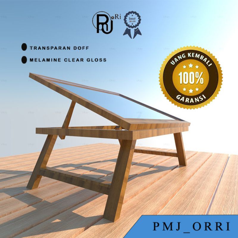 

Meja Gambar Kaca Arsitek A3 (42cm x 29.7cm) | [TANPA KACA]