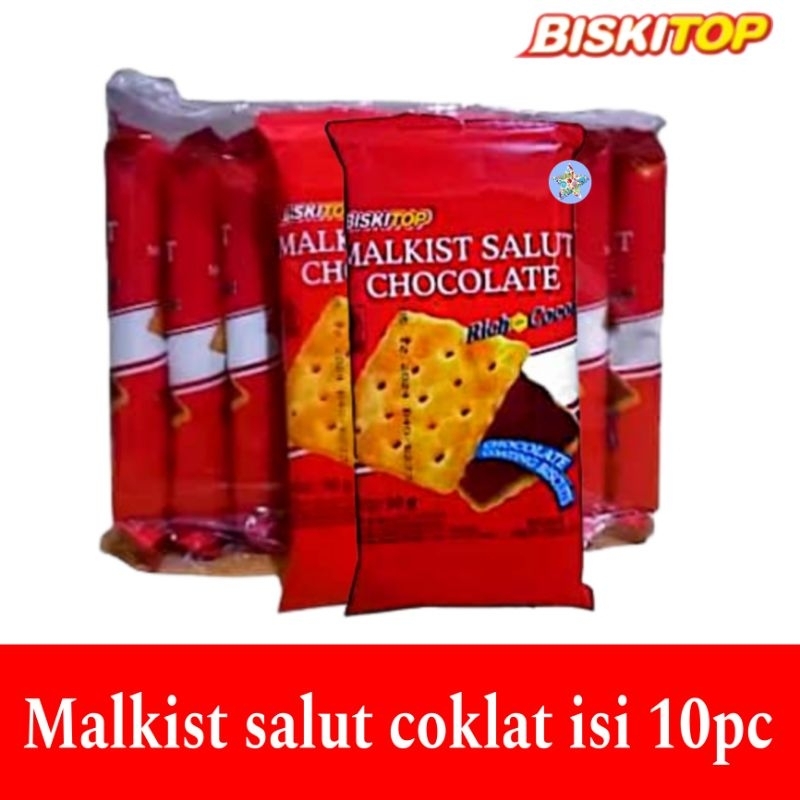 

Biskitop Malkist salut Chocolate isi 10bj