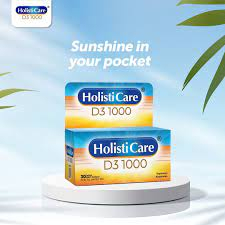 Holisticare D3 1000 IU isi 30 tablet | Holisticare D3 1000 | Vitamin D3 1000 IU | D3 1000 Holisticar