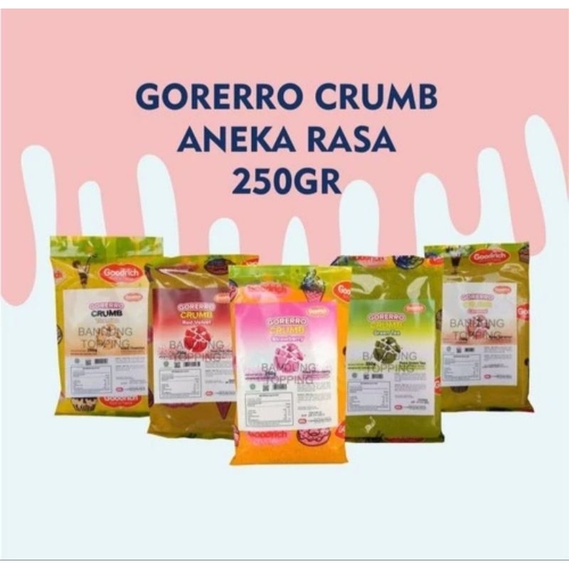 

crumble gorerro goodrich black choco & red velvet 250g