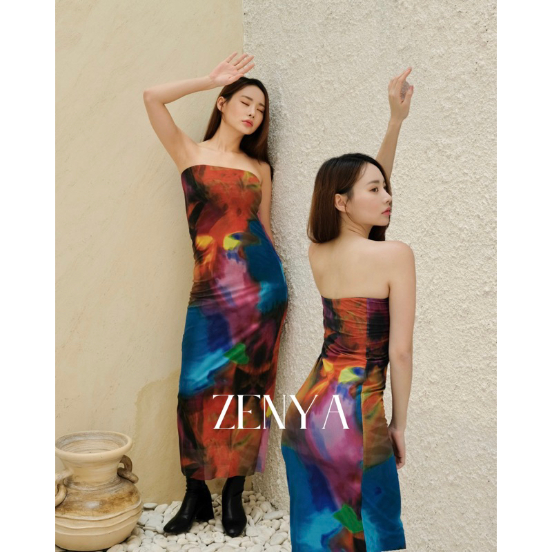 𝙍𝙚𝙖𝙙𝙮 𝙎𝙩𝙤𝙘𝙠 Sweetjola Zenya Dress Tube READY STOCK