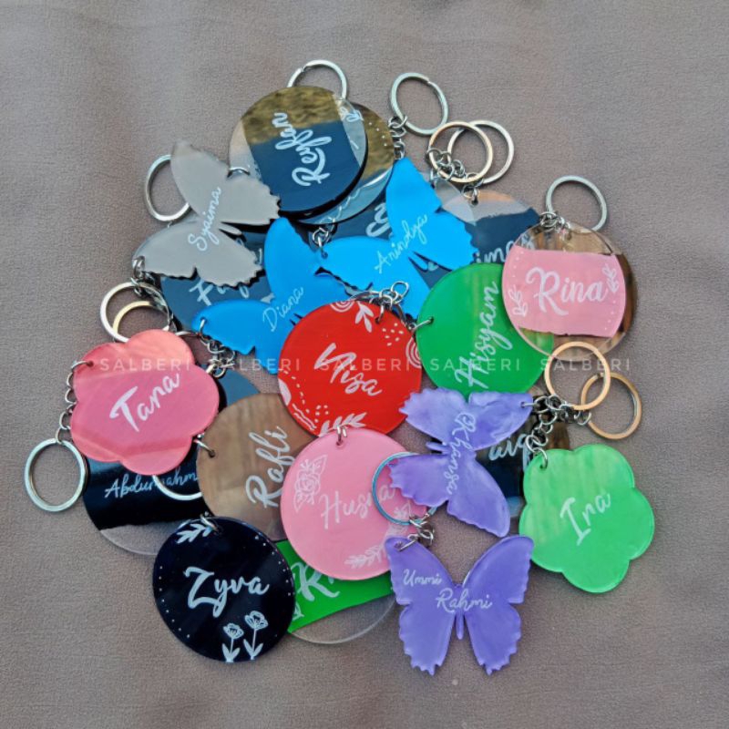 Gantungan Kunci/Ganci Acrylic Custom/Ganci akrilik/giftbox/handmade
