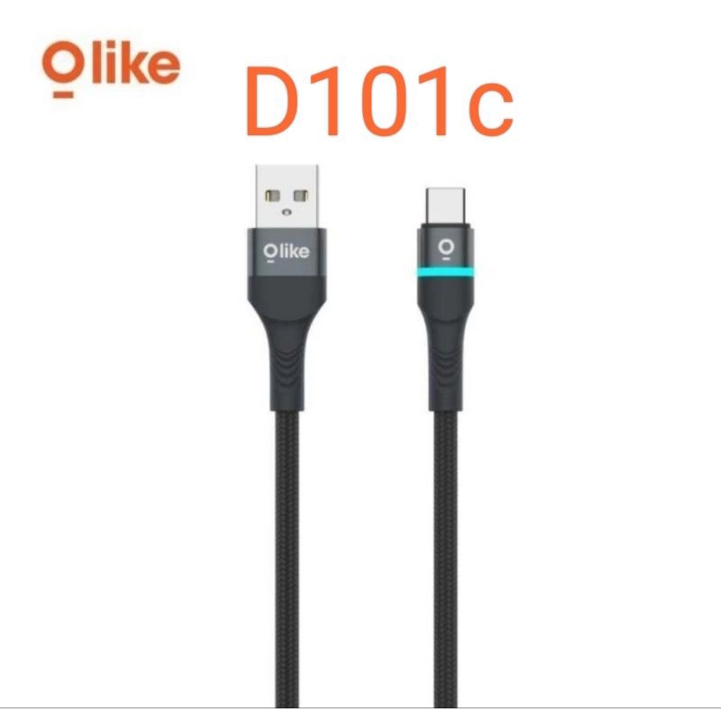 Olike D101c kabel data type c led original