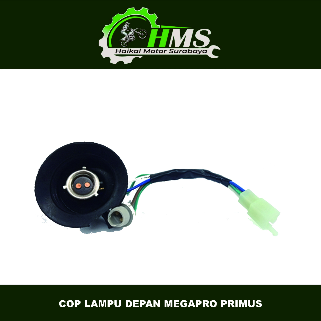 Cop Lampu Depan Megapro Primus - Pitingan Fitting Fiting Piting Socket Soket Dop Bohlam Bulb Depan