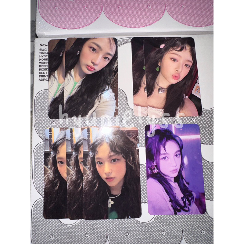 New Jeans Bunny Beach Bag X Shopee Kpopmerch POB Benefit Photocard Minji Hanni Haerin Danielle
