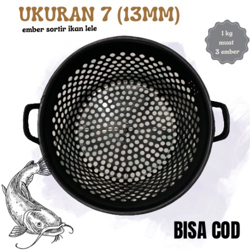 (COD) EMBER SORTIR IKAN LELE BAK SORTIR IKAN LELE BAK SORTIR