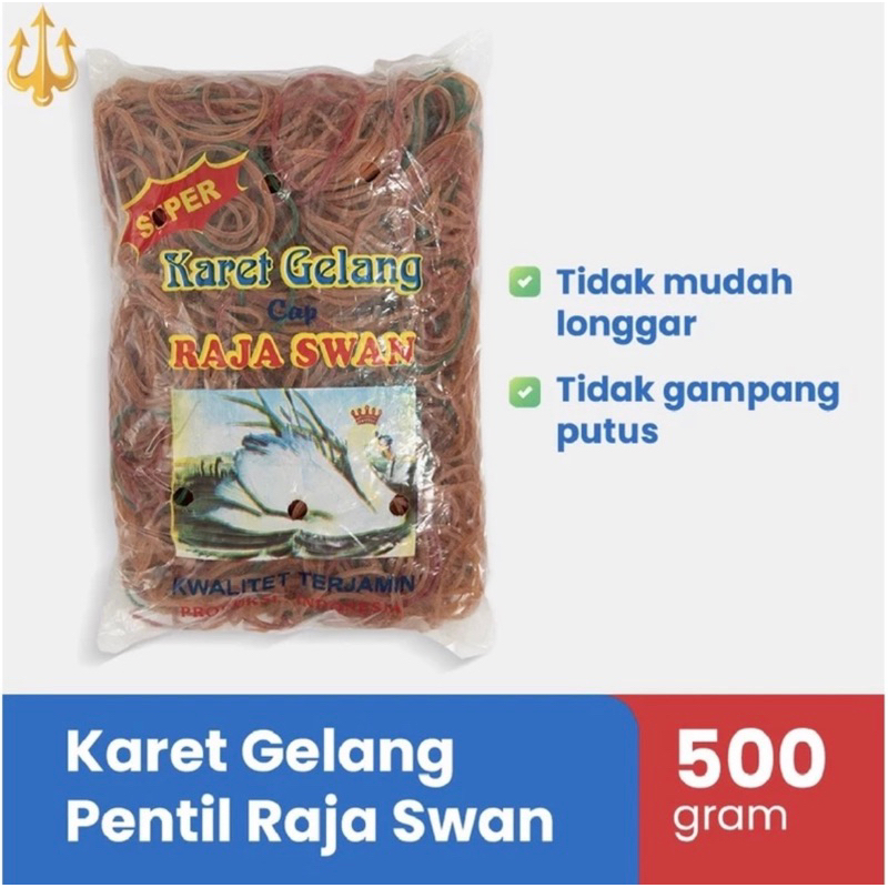 Karet Gelang Pentil Raja Swan 500 gram Termurah