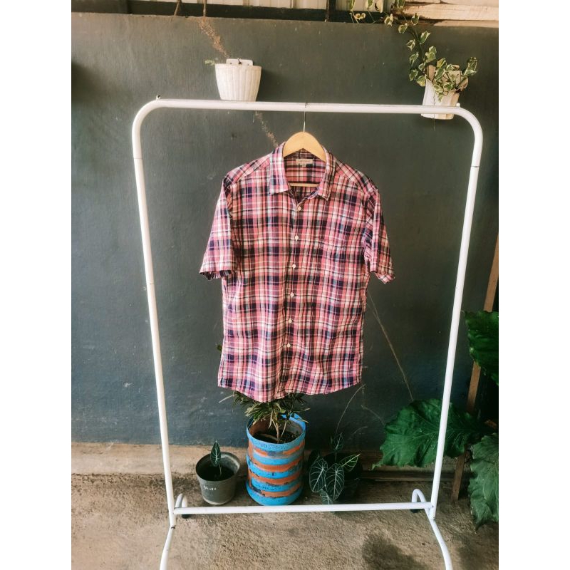 Uniqlo Flanel Linen Blend Shirt