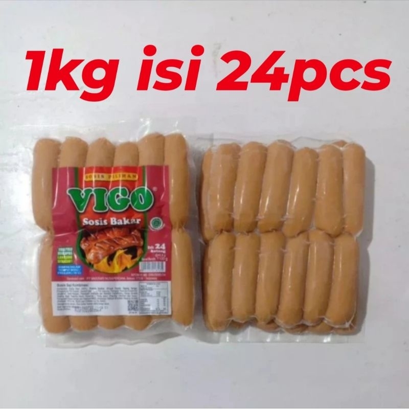 

Vigo Sosis Bakar Mini 1kg isi 24pcs