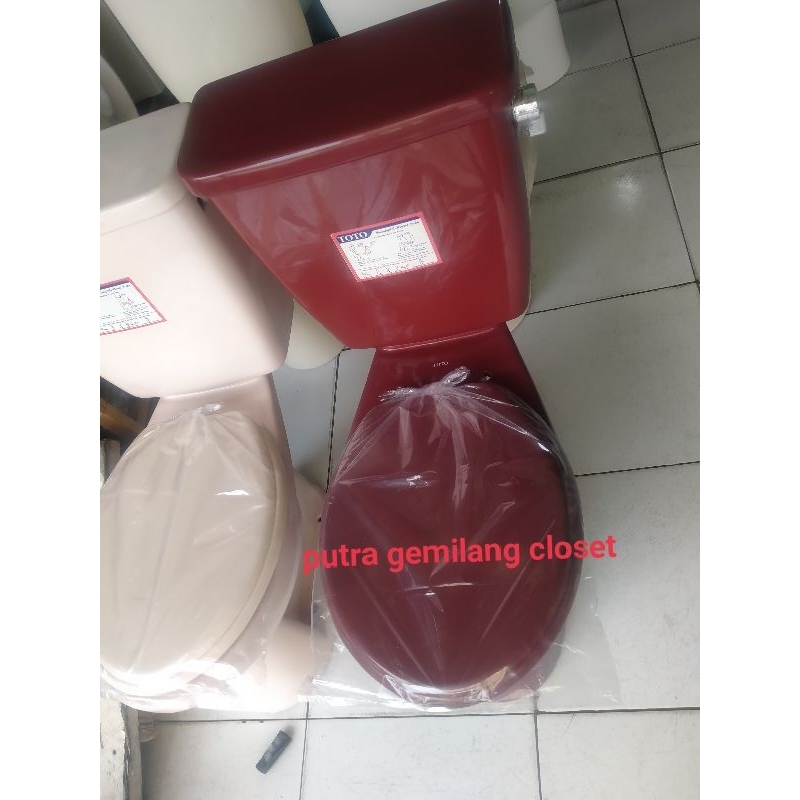 Closet duduk Toto cw 516 j merah maroon