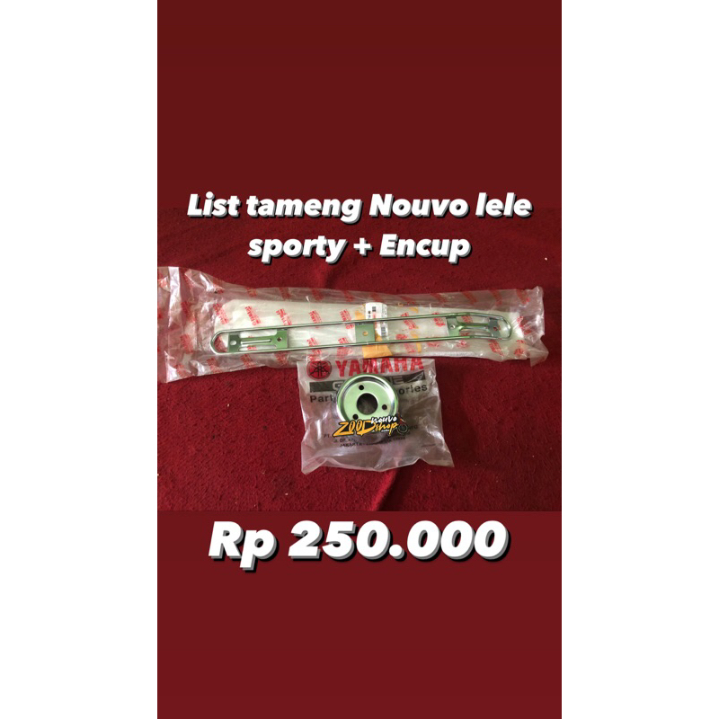 list tameng knlpot nouvo sporty plus encup