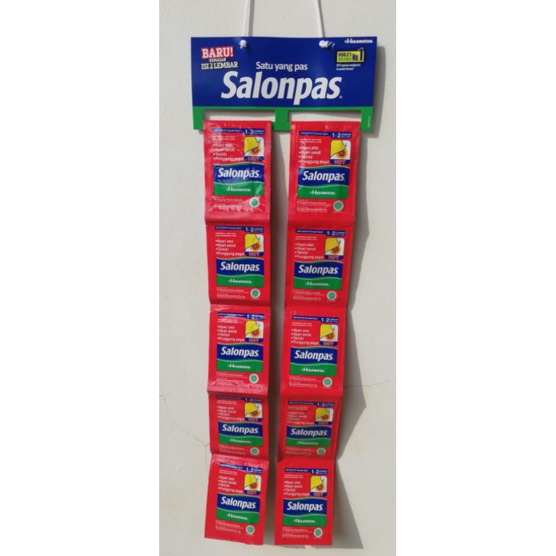 1 RENCENG SALONPAS HOT KOYO ISI 20 SACHET/ KOYO SALONPAS MERAH 1 PACK 20 SACHET