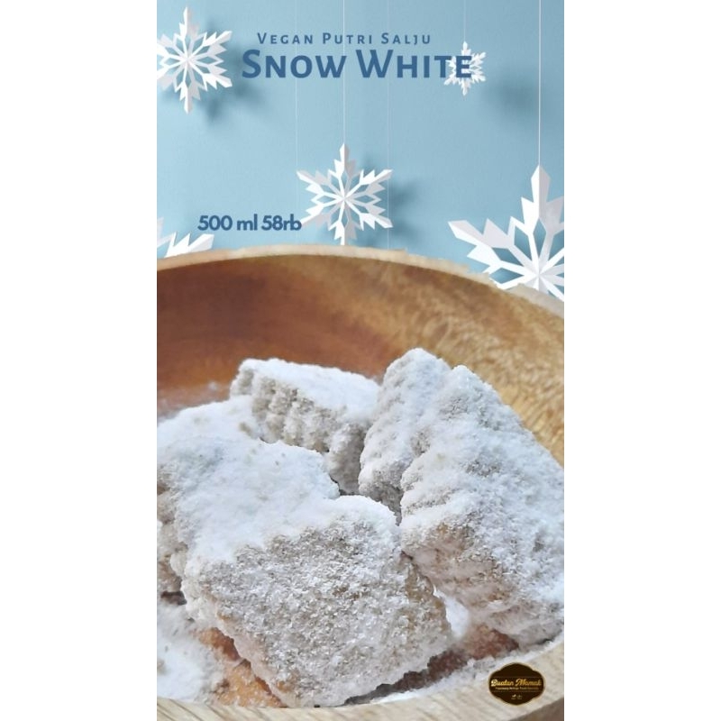 

Snow White Cookies/Kue Putri Salju Buatan Mamak Vegan