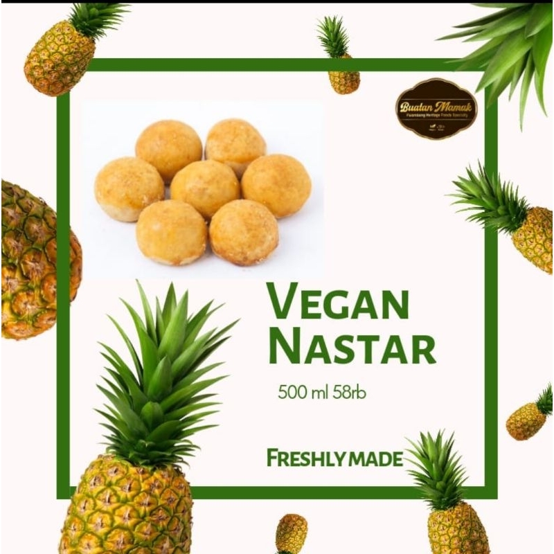 

Pineapple Cookies/Nastar Buatan Mamak Vegan