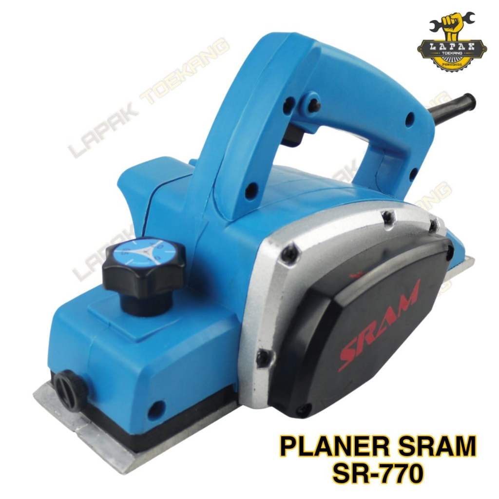 SRAM SR-770 Mesin Serut Kayu Planer Ketam Sugu Pasah Listrik